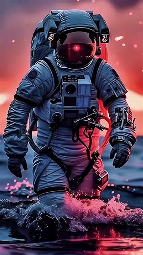Stunning 4K Live Wallpaper: Astronaut in the Ocean