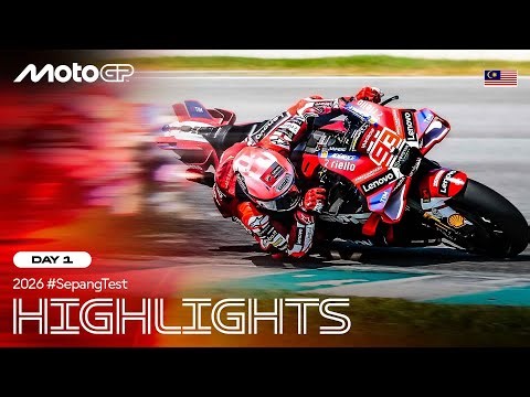 Marc Marquez leads the first day of 2026! 🚀 | HIGHLIGHTS Sepang Test - Day 1