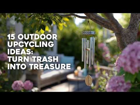 🪴 15 Outdoor DIY Upcycling Ideas: Trash to Treasure Garden Art