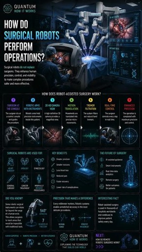 Quantum How It Works | Future Medicine | How Do Surgical Robots Perform Operations? #howitworks