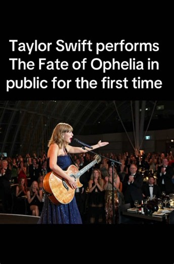 Musical superstar Taylor Swift performs her hit song The Fate of Ophelia for the first time in public at the Academy Museum Gala in Los Angeles. #taylorswift #swifties #music #gala #celebrityai @Taylor Swift @Academy Museum