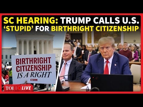 Supreme Court LIVE | Trump Attends Hearing On Birthright Citizenship After ‘BABIES OF SLAVES’ Remark