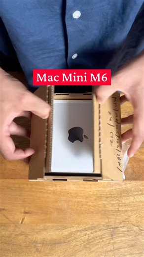 Tiny beastMac Mini M6 in the house (unboxing) #asmr #shorts