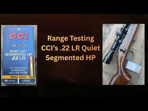 Testing CCI's Quiet-.22 Segmented HP