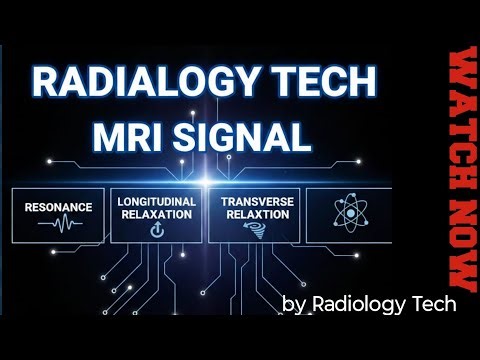 “MRI Signal Explained | Resonance, T1 & T2 Relaxation Made Simple”|Radiology Tech|
