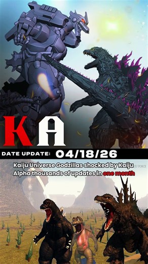 Godzilla K.U. can’t believe it’s only been ONE MONTH