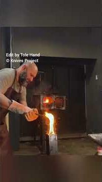 Forging a Razor-Sharp Knife from Steel Screws 🔥🔪