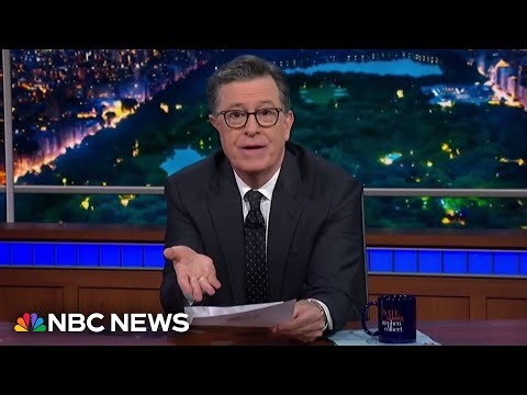 Stephen Colbert addresses FCC controversy over Texas Democrat interview