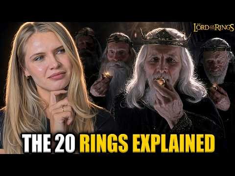 Every Ring of Power Explained: The Three, Seven, Nine & One - Lord of the Rings Explained