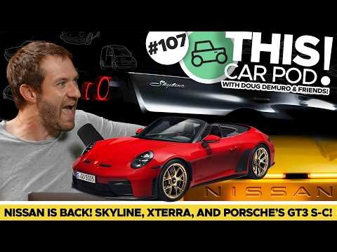 Nissan is Back! New Skyline, Xterra and Juke! GT3 Convertible Is Here! THIS CAR POD! EP107