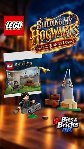 ⚡ Building My LEGO Hogwarts! 🏰 Part 2: Quidditch Lessons #Shorts #lego #legoharrypotter