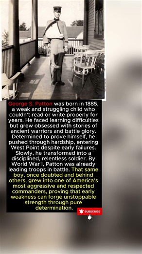 From Weak Child to Fearless General ⚔️ | Patton’s Rise
