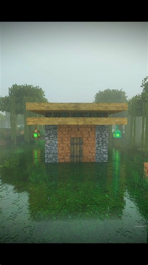 Easy Starter House in Minecraft 🏡🔥 #Minecraft #shorts