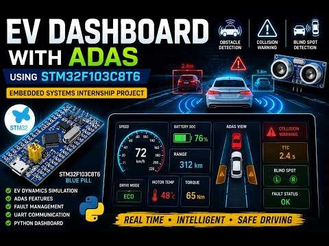 Build Real-time EV Dashboard & ADAS Warning System | Project Presentation - EMERTXE