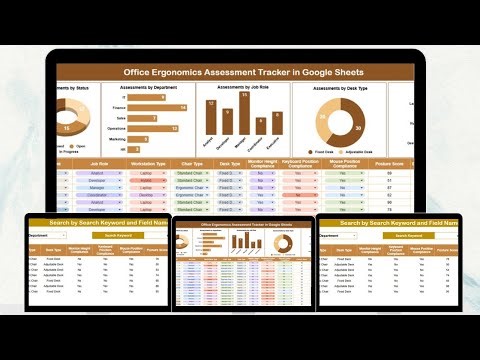 Office Ergonomics Assessment Tracker in Google Sheets