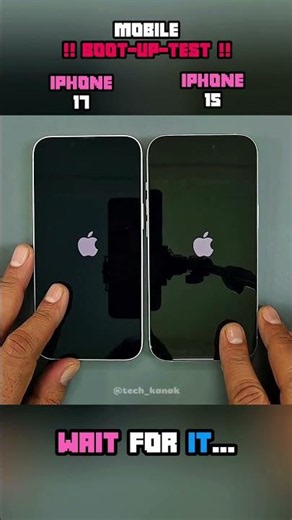🌀⚡ iPhone 15 vs iPhone 17e – MEGA BOOT-UP SHOWDOWN 🔥📱