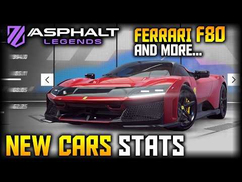 Let's Talk About the STATS of the New Cars (Asphalt Legends)