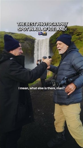 The Best Photography Spot in All of Iceland? Skógafoss 🇮🇸 #shorts