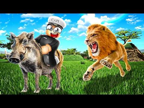 SAVANNAH LIFE of a WARTHOG in ROBLOX