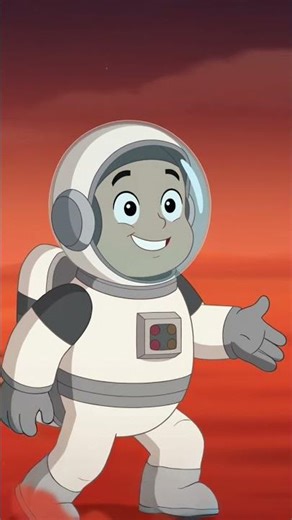 Astronaut Lands on Mars 👨‍🚀🔴 | Creepy Alien Creature Attack Animation #cartoon #animation #funny