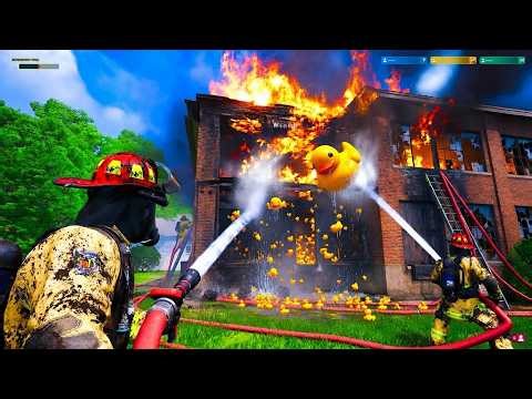 EXPLODING Rubber Duck Factory in Firefighting Simulator Ignite