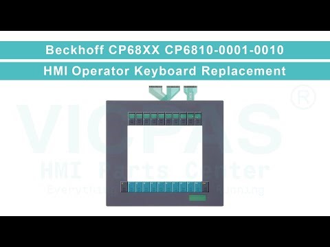 CP6810-0001-0010 Beckhoff CP68xx Membrane Keyboard Replacement Repair