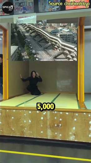 Earthquake Simulation in Japan😨 #crazyteam