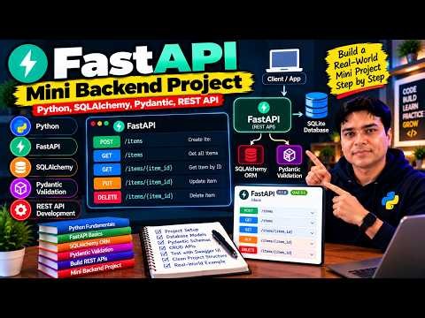 FastAPI Mini Backend Project | Python, SQLAlchemy, Pydantic, REST API