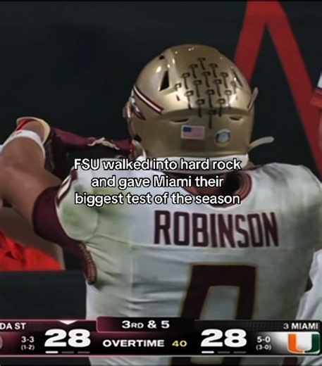 FSU vs Miami highlights: FSU gave Miami their biggest test