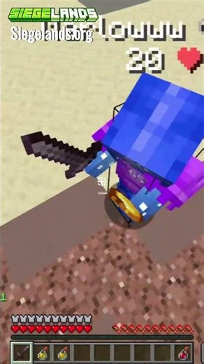 Beating Marlow?? IP: siegelands.org port 19132 #minecraft #nethpot #marlow #pvp #1v1