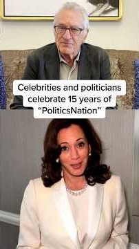 Celebrities and politicians celebrate 15 years of 'PoliticsNation'