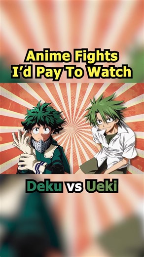 Epic Anime Fights: Deku vs Ueki Showdown