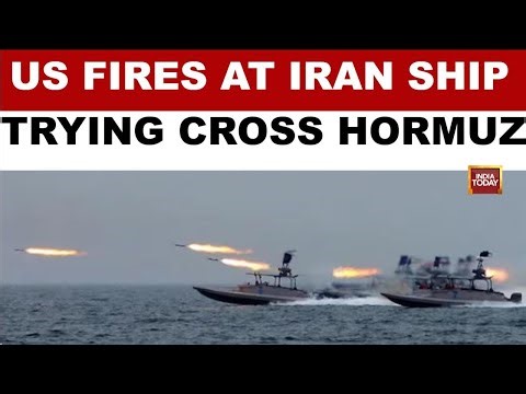 Hormuz: US Navy Stops Iranian Vessel In Arabian Sea; Ship Disabled After Ignoring Warnings