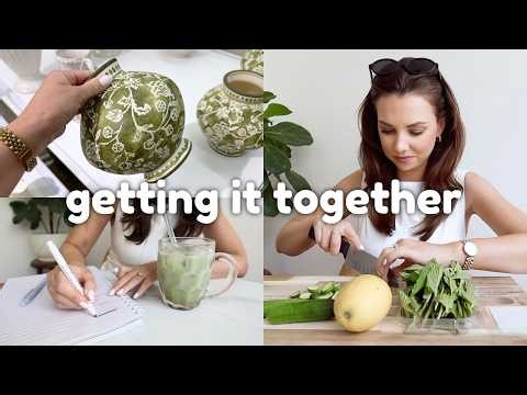 Setting Myself Up for a Good Week | Meal Prep in a Day, Groceries & Home Shopping