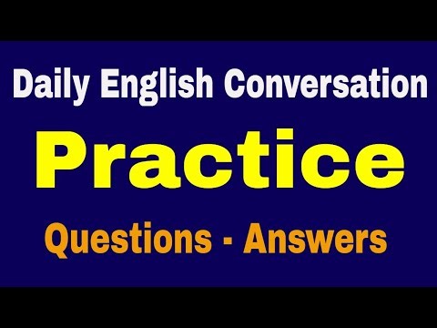 English Conversation Practice for Beginners | Daily Questions and Answers for Real-Life Speaking ✔