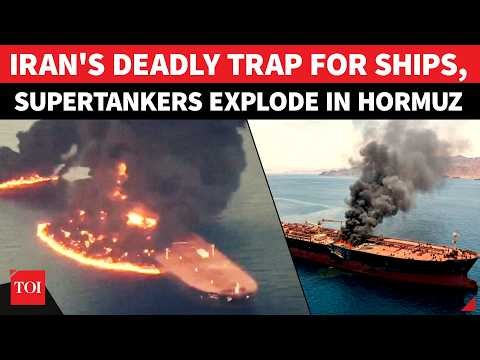Iran’s Death Trap In Hormuz: Two Supertankers Blown Up On US-Approved Route; Crews Flee Ships