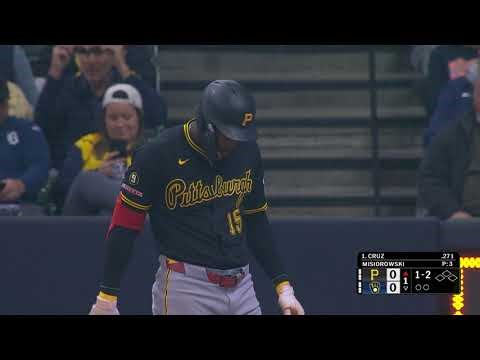 FULL AT-BAT: Jacob Misiorowski threw his 3 fastest pitches of 2026 vs. Oneil Cruz 🔥 MLB Highlights