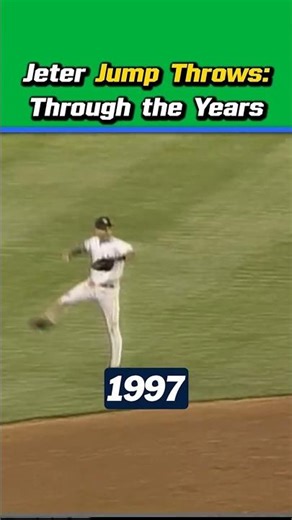 Jeter's Jump Throw didn't change much across nearly two decades! 🤯