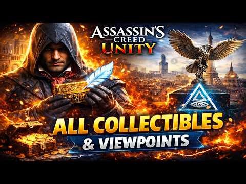 AC Unity All Collectibles & Viewpoints – 100% Guide for Platinum (PS5 4K 60FPS) Part 1