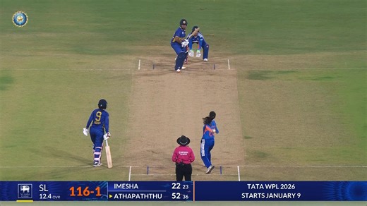 Partnership broken ⚡️ Vaishnavi Sharma delights #TeamIndia with her 1⃣st wicket 👌 Updates ▶️ https://bit.ly/INDWvSLW-4tht20i-2025 #INDvSL | IDFC FIRST Bank | Indian Cricket Team