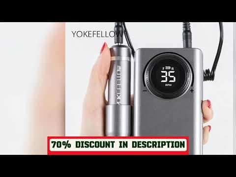 A must-have product #35000RPM Nail Drill Machine Rechargeable Portable Electric Nail Polishing Mac