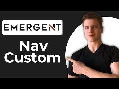 How To Customize The Navigation Bar In Emergent AI (Quick Guide)
