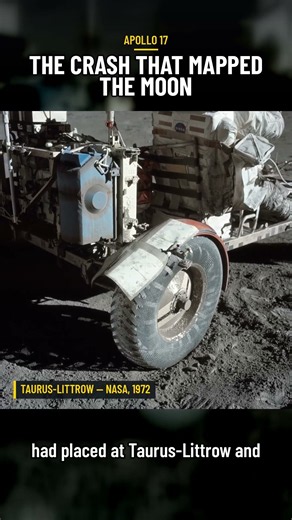 Why Apollo 17's lander was deliberately crashed into…