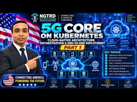 📡 5G Core on Kubernetes: Cloud-Native Architecture, Orchestration & End-to-End Deployment – Part 1