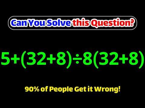 Looks Easy... But It Tricks Everyone! Can YOU Solve It?