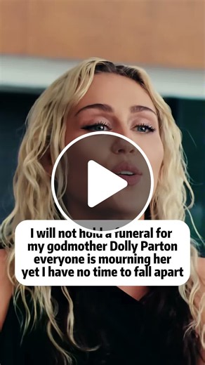 Miley Cyrus says she will not hold a funeral for Dolly Parton and plans to fulfill her three final wishes. #CaughtOnCamera - NewsBreak