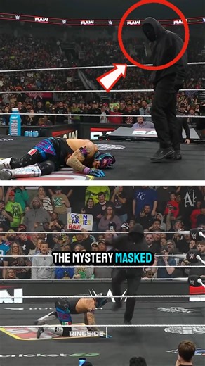 The mystery masked man returned on RAW 😯