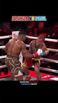 Anthony Joshua Vs. Jake Paul | HIGHLIGHTS #boxing #sports #combat