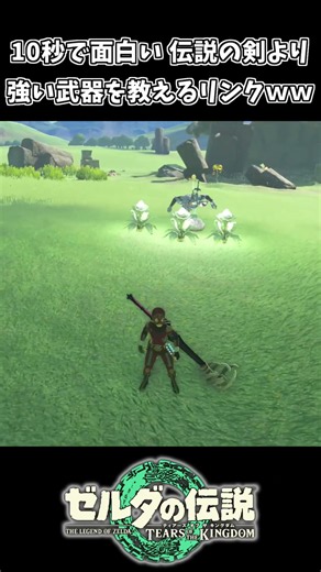 マスターソードより最強武器を教えてあげるリンクｗｗ【ゼルダの伝説 ティアーズ オブ ザ キングダム】