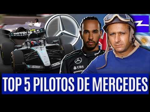 TOP 5 - MEJORES PILOTOS DE LA HISTORIA DE MERCEDES F1